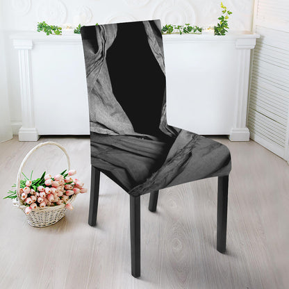 Ghost In The Darkness 3D Print Dining Chair Slipcover