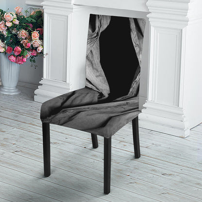 Ghost In The Darkness 3D Print Dining Chair Slipcover