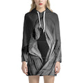 Ghost In The Darkness 3D Print Pullover Hoodie Dress