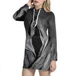 Ghost In The Darkness 3D Print Hoodie Dress