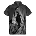 Ghost In The Darkness 3D Print Men's Short Sleeve Shirt