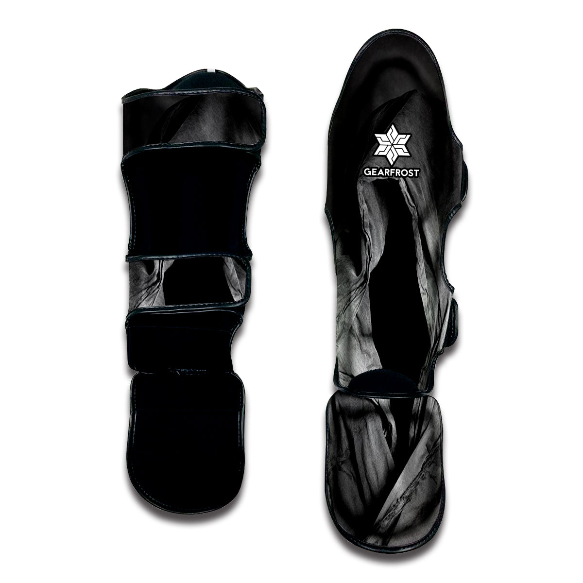 Ghost In The Darkness 3D Print Muay Thai Shin Guard