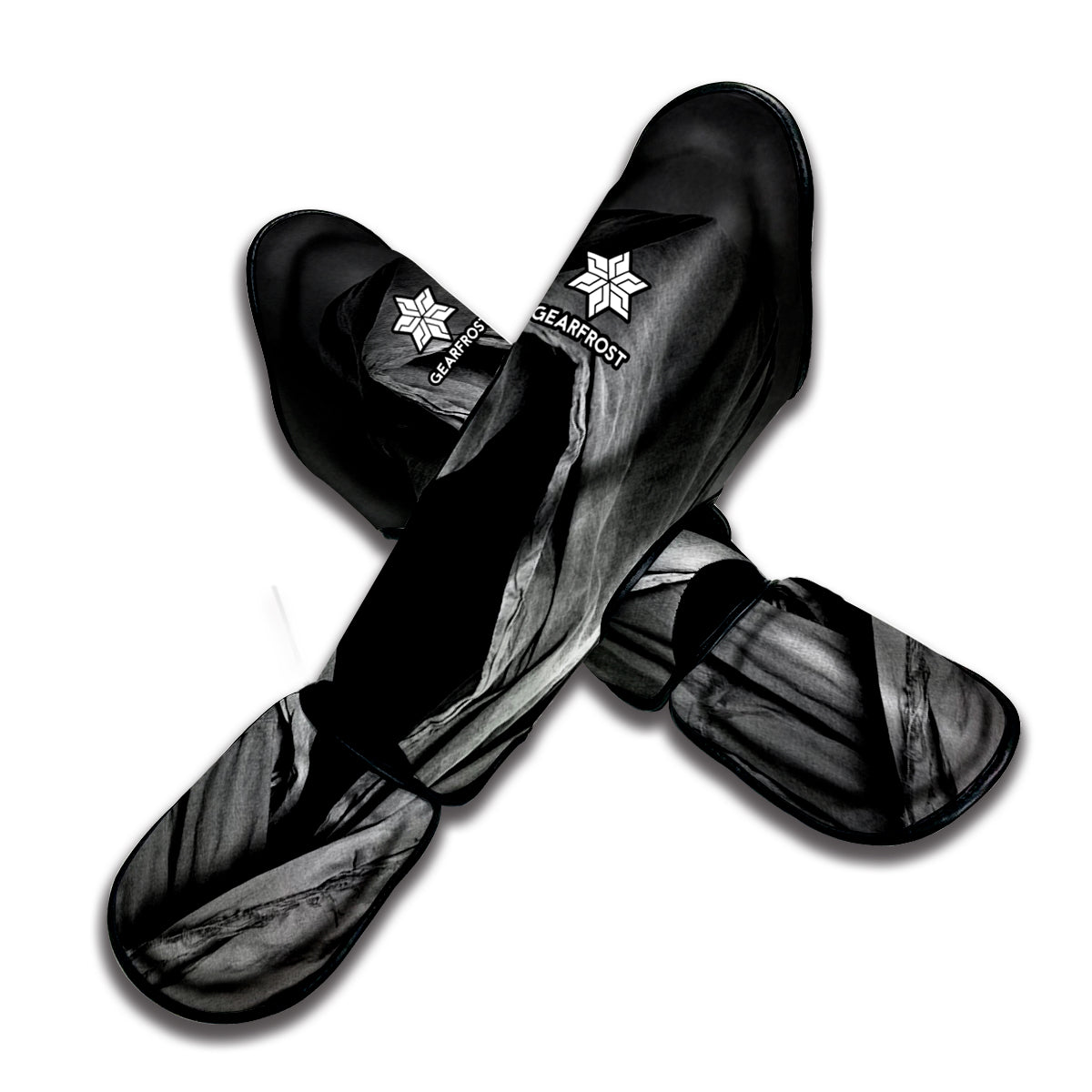 Ghost In The Darkness 3D Print Muay Thai Shin Guard