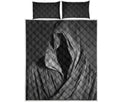 Ghost In The Darkness 3D Print Quilt Bed Set