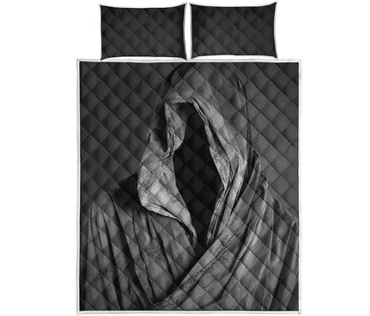 Ghost In The Darkness 3D Print Quilt Bed Set