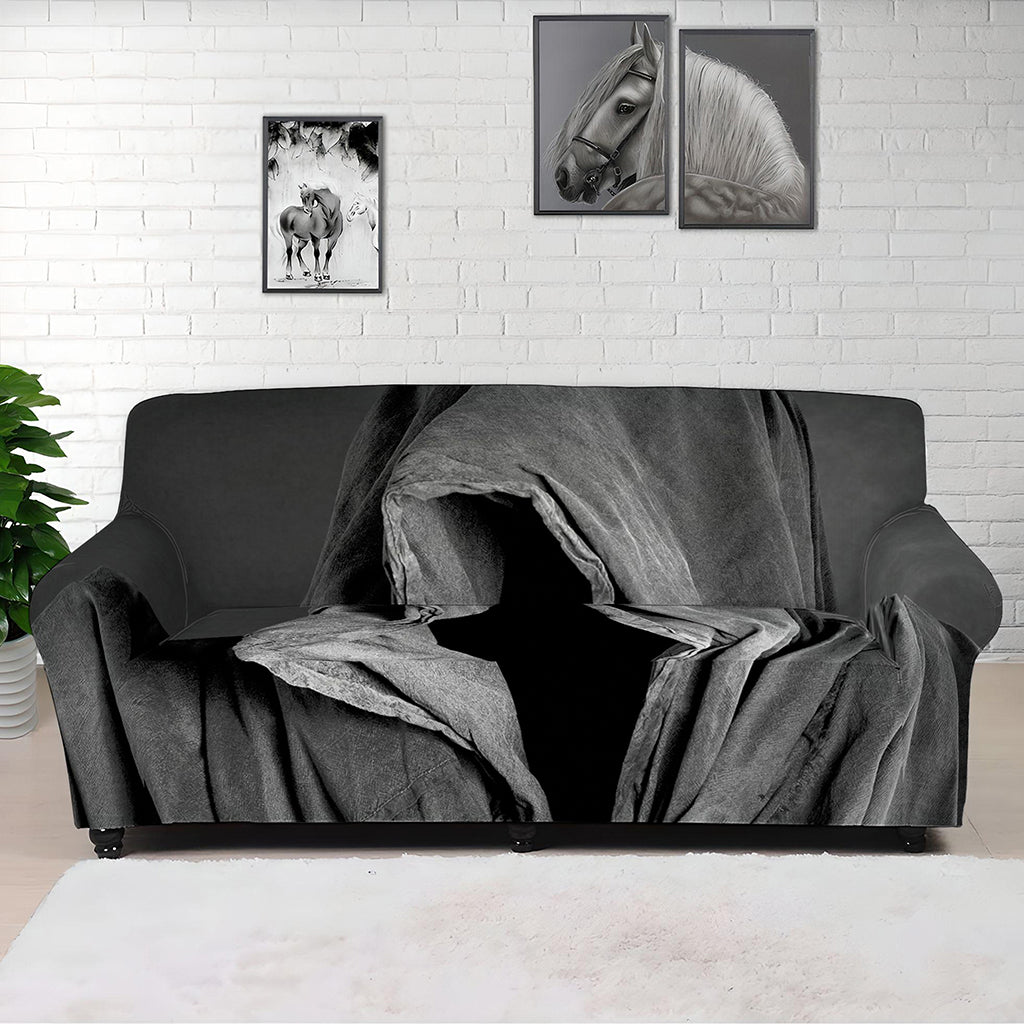 Ghost In The Darkness 3D Print Sofa Cover