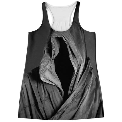 Ghost In The Darkness 3D Print Women's Racerback Tank Top