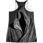 Ghost In The Darkness 3D Print Women's Racerback Tank Top
