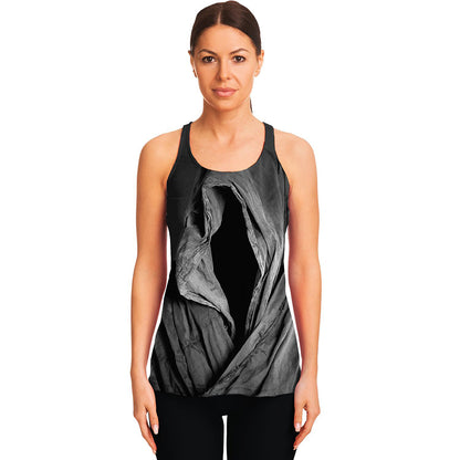 Ghost In The Darkness 3D Print Women's Racerback Tank Top