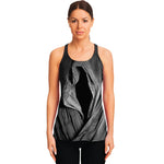 Ghost In The Darkness 3D Print Women's Racerback Tank Top