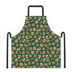Gingerbread Cookies Pattern Print Apron