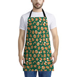 Gingerbread Cookies Pattern Print Apron