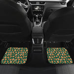 Gingerbread Cookies Pattern Print Front and Back Car Floor Mats