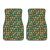 Gingerbread Cookies Pattern Print Front Car Floor Mats