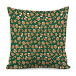 Gingerbread Cookies Pattern Print Pillow Cover