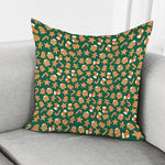 Gingerbread Cookies Pattern Print Pillow Cover