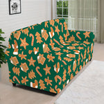 Gingerbread Cookies Pattern Print Sofa Cover
