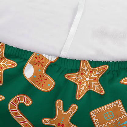 Gingerbread Cookies Pattern Print Sofa Cover