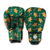 Gingerbread Man Cookies Pattern Print Boxing Gloves