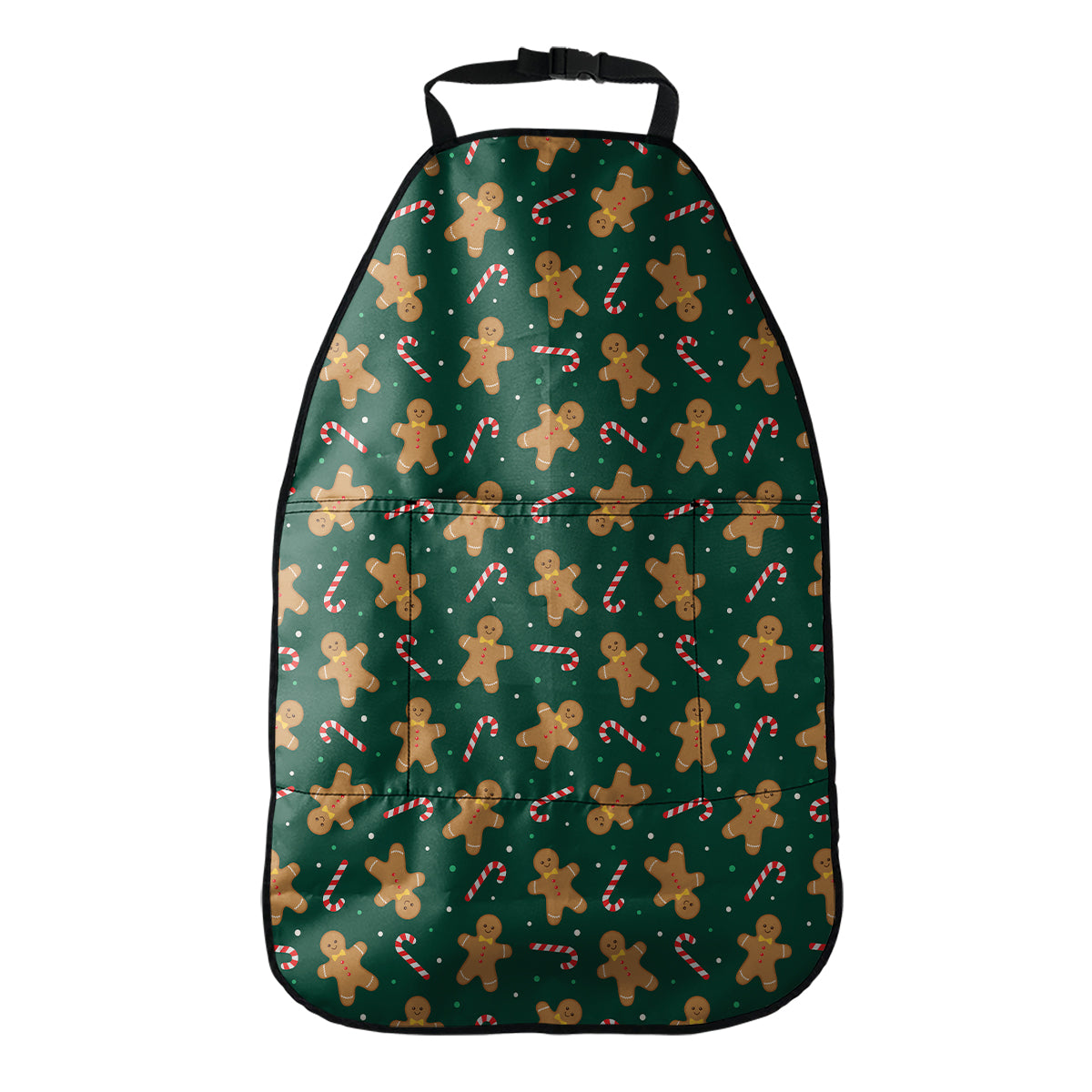 Gingerbread Man Cookies Pattern Print Car Seat Organizers