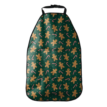 Gingerbread Man Cookies Pattern Print Car Seat Organizers