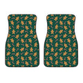 Gingerbread Man Cookies Pattern Print Front Car Floor Mats