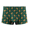 Gingerbread Man Cookies Pattern Print Men's Boxer Briefs