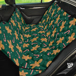 Gingerbread Man Cookies Pattern Print Pet Car Back Seat Cover