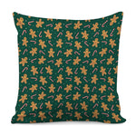 Gingerbread Man Cookies Pattern Print Pillow Cover