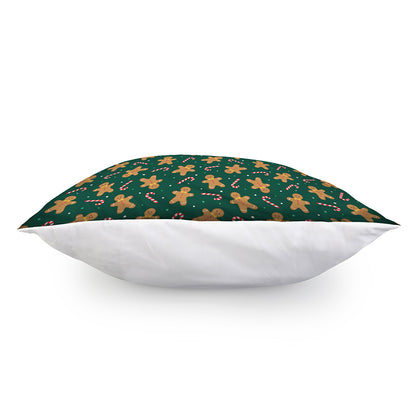 Gingerbread Man Cookies Pattern Print Pillow Cover