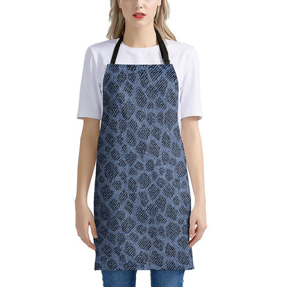 Giraffe Denim Jeans Pattern Print Apron