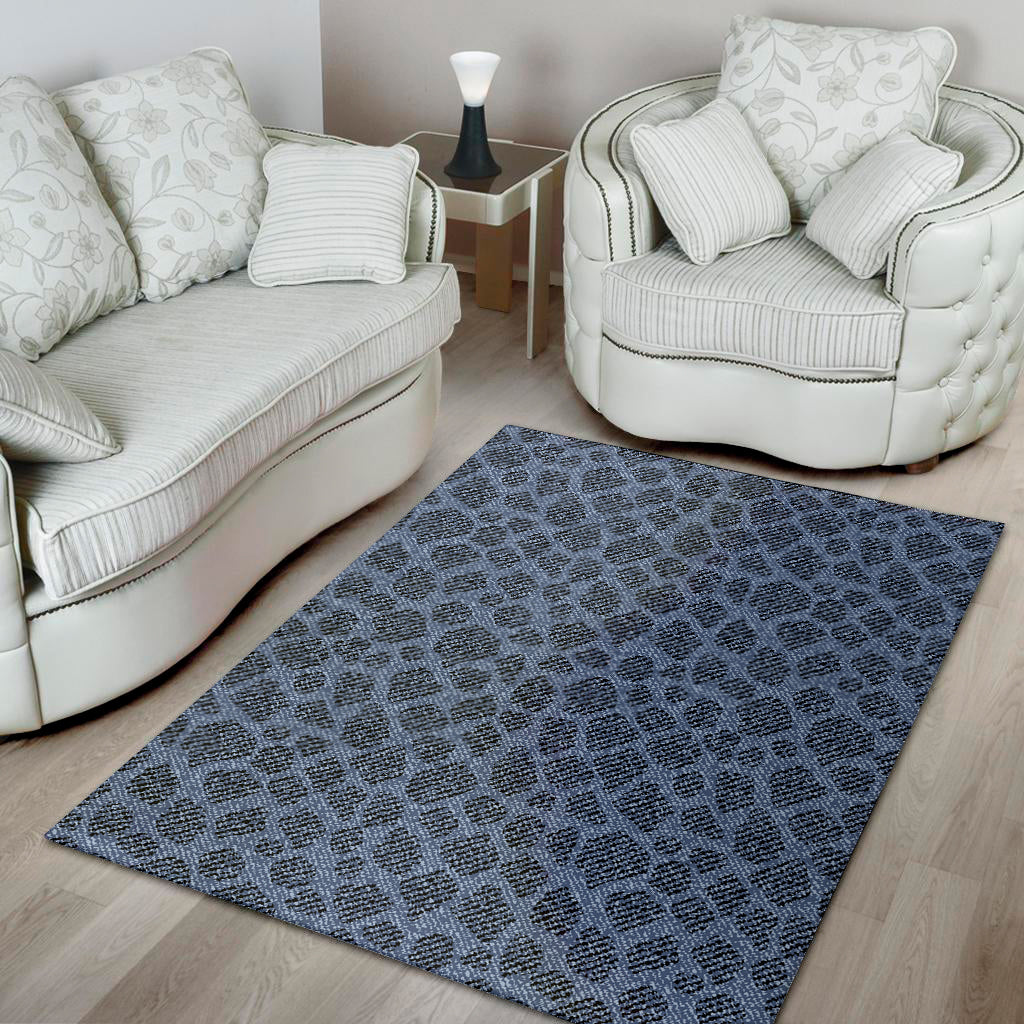 Giraffe Denim Jeans Pattern Print Area Rug