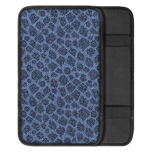 Giraffe Denim Jeans Pattern Print Car Center Console Cover