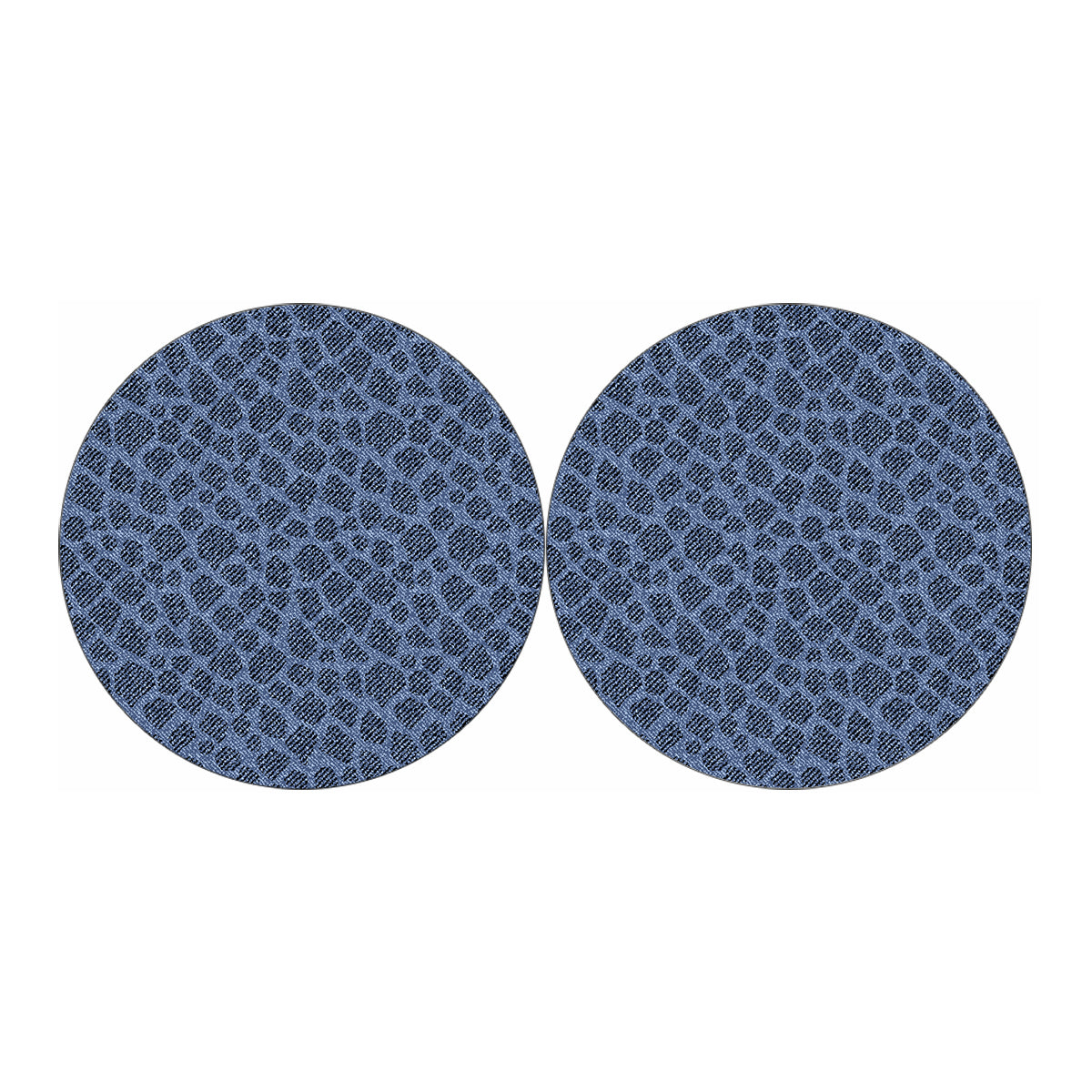 Giraffe Denim Jeans Pattern Print Car Coasters