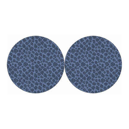 Giraffe Denim Jeans Pattern Print Car Coasters