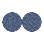 Giraffe Denim Jeans Pattern Print Car Coasters