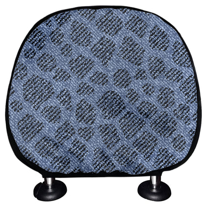 Giraffe Denim Jeans Pattern Print Car Headrest Covers