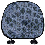 Giraffe Denim Jeans Pattern Print Car Headrest Covers