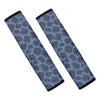 Giraffe Denim Jeans Pattern Print Car Seat Belt Covers