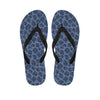 Giraffe Denim Jeans Pattern Print Flip Flops