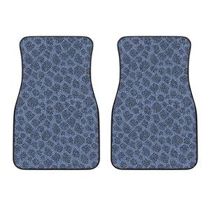 Giraffe Denim Jeans Pattern Print Front Car Floor Mats