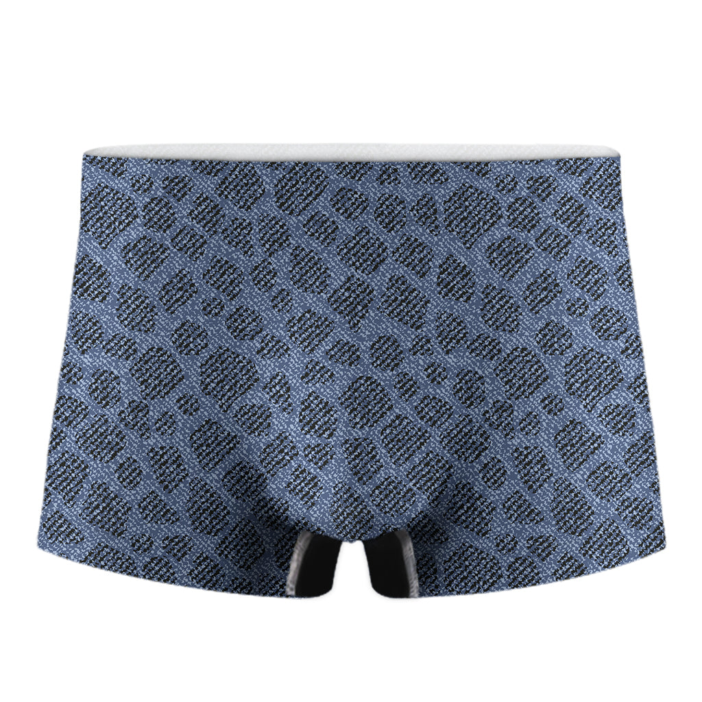 Giraffe Denim Jeans Pattern Print Men's Boxer Briefs