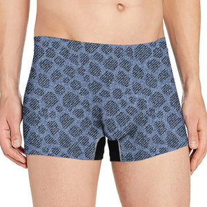 Giraffe Denim Jeans Pattern Print Men's Boxer Briefs