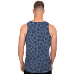 Giraffe Denim Jeans Pattern Print Men's Tank Top