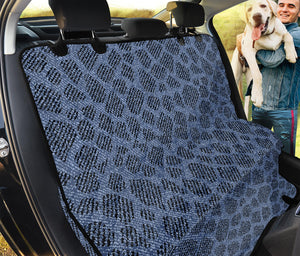 Giraffe Denim Jeans Pattern Print Pet Car Back Seat Cover