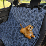 Giraffe Denim Jeans Pattern Print Pet Car Back Seat Cover