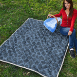 Giraffe Denim Jeans Pattern Print Quilt