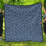 Giraffe Denim Jeans Pattern Print Quilt