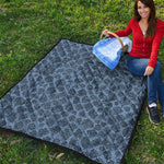 Giraffe Denim Jeans Pattern Print Quilt