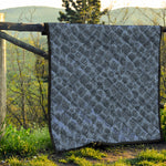 Giraffe Denim Jeans Pattern Print Quilt